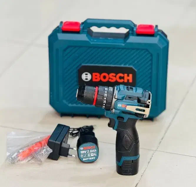 دریل شارژی براشلس 18ولت صنعتی ضد آب بوش|ماشین‌آلات صنعتی|اهواز, پردیس دو|دیوار