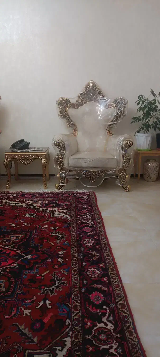 مبل استیل ۹ نفره چوب گردو|مبلمان خانگی و میز عسلی|فردیس, منظریه|دیوار