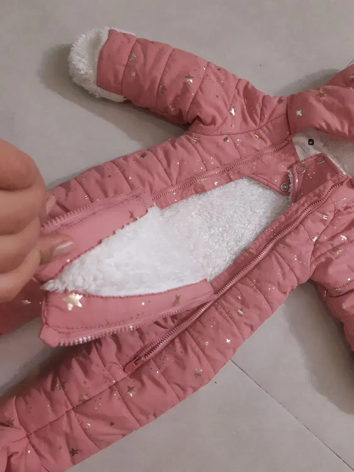 کاپشن نوزادی مناسب سه ماه، ۵۹ سانت|کفش و لباس بچه|تهران, امیریه|دیوار