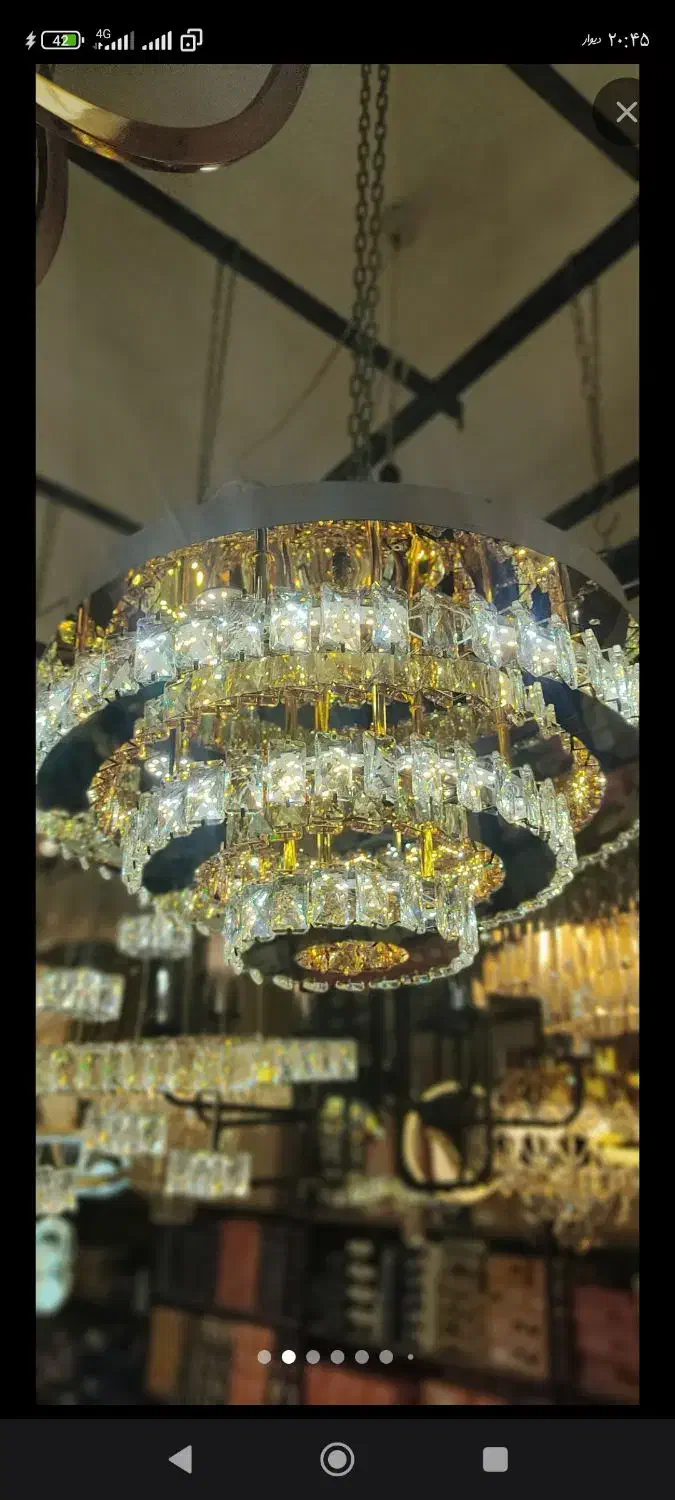 بیشترین تنوع لوستر های ال ای دی در اهر|لوستر و چراغ آویز|اهر, |دیوار