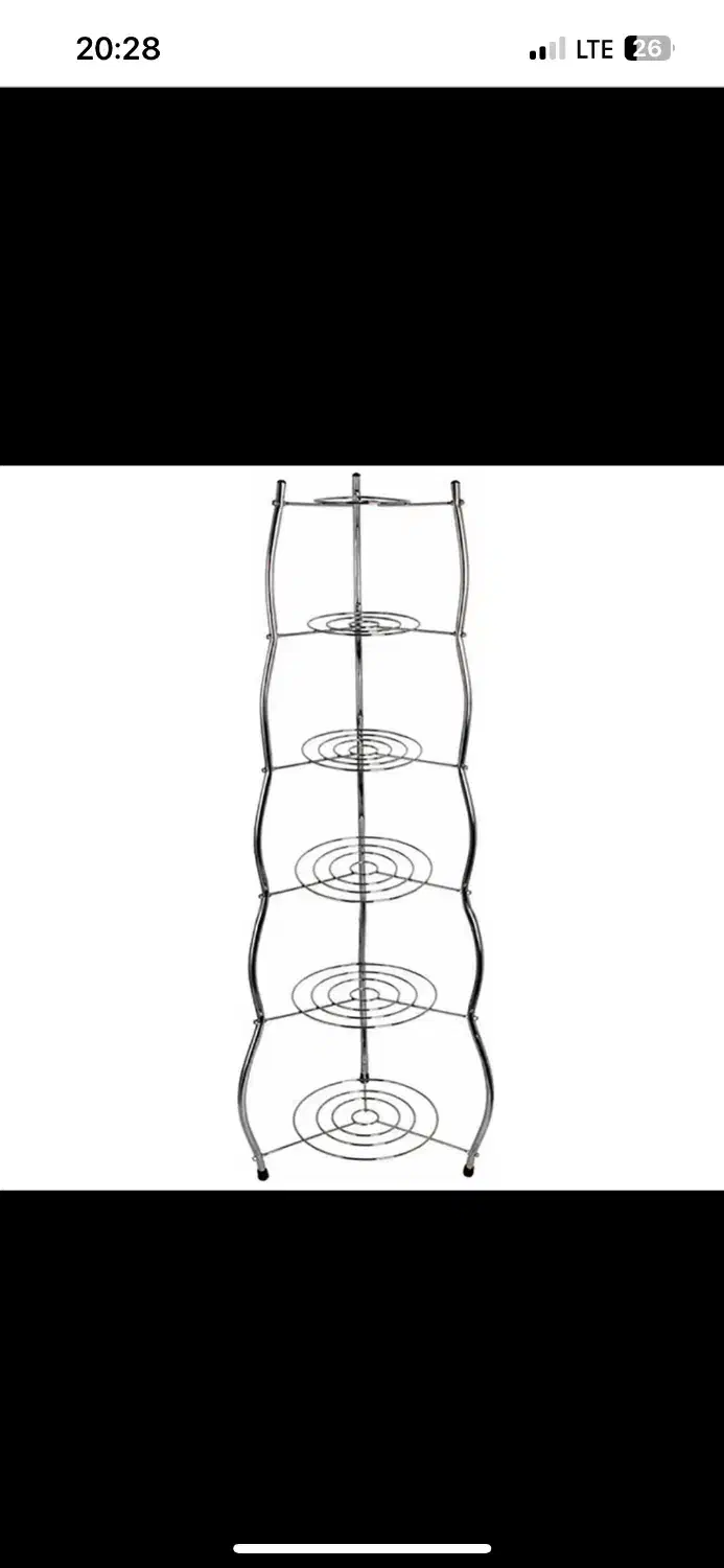 پایه نگهدارنده قابلمه ۶طبقه شانل موجی|آب‌چکان و نظم‌دهنده ظروف|بجنورد, |دیوار