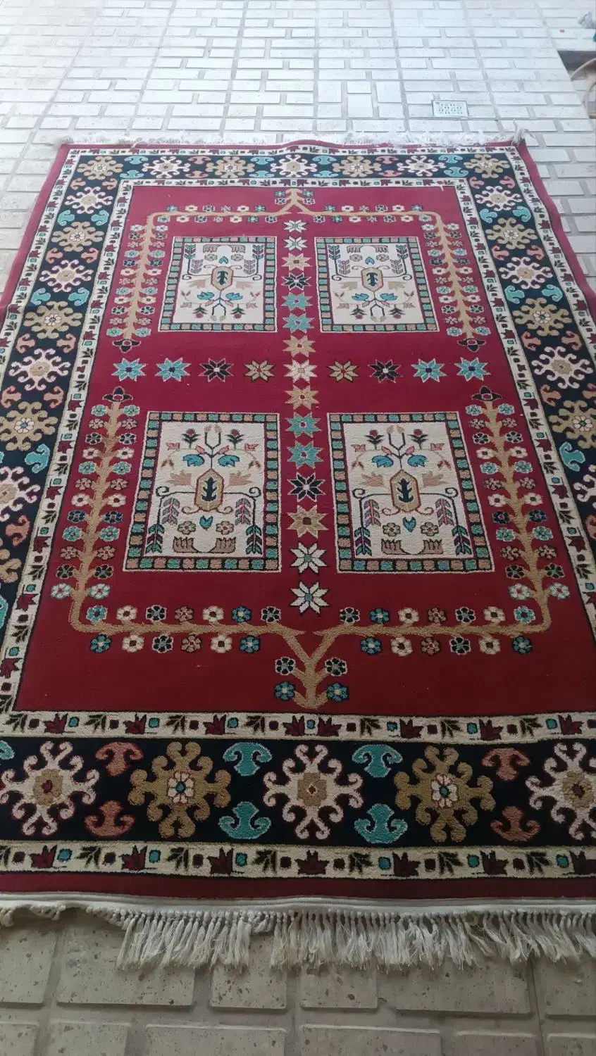 گلیم فرش ۶ متری|گلیم، جاجیم، گبه|بوئین زهرا, |دیوار