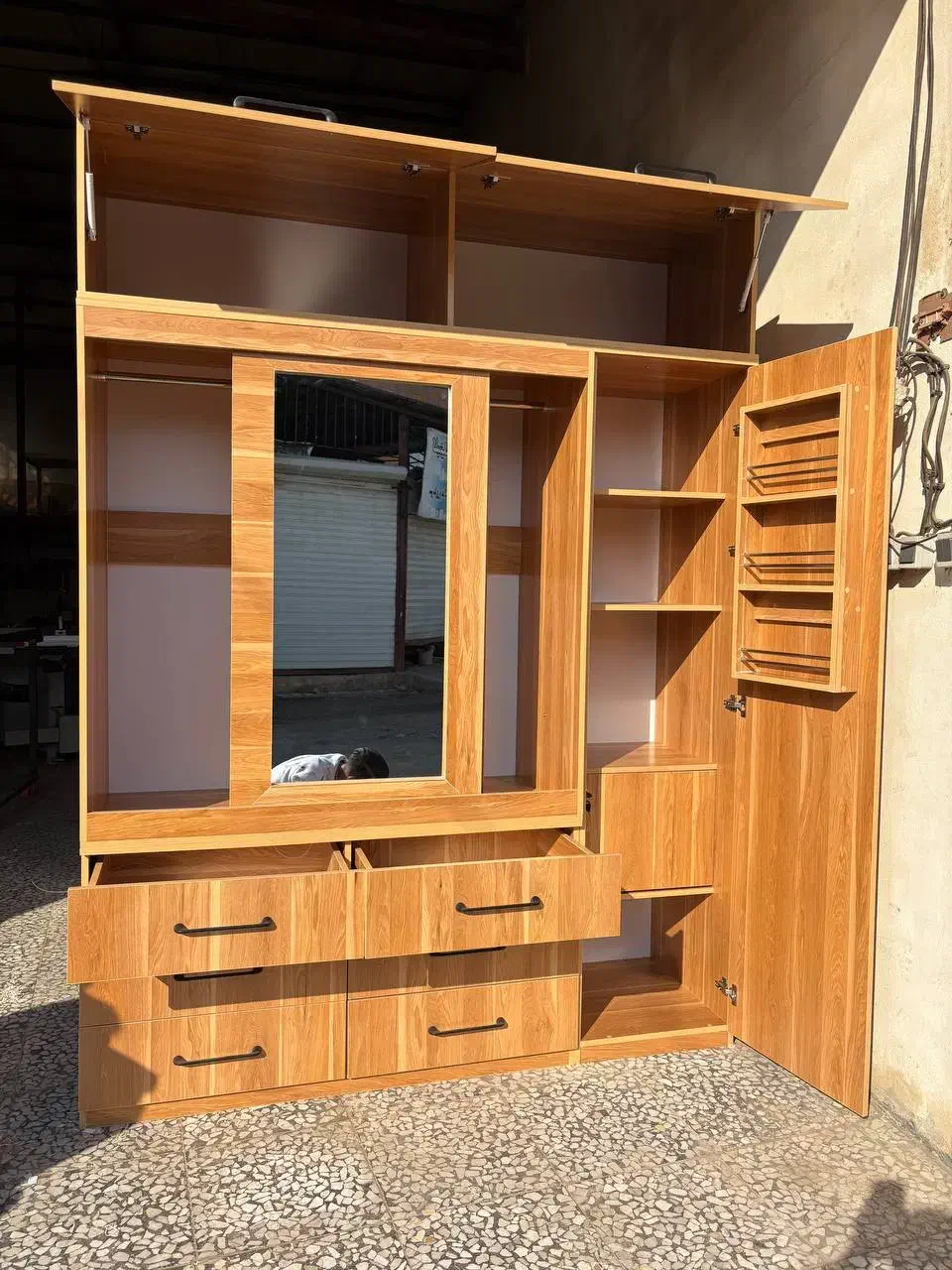 کمد لباس کمد درجه یک کمد باکسی کمد کمد ریلی کمد|جاکفشی، کمد، دراور|ساری, |دیوار