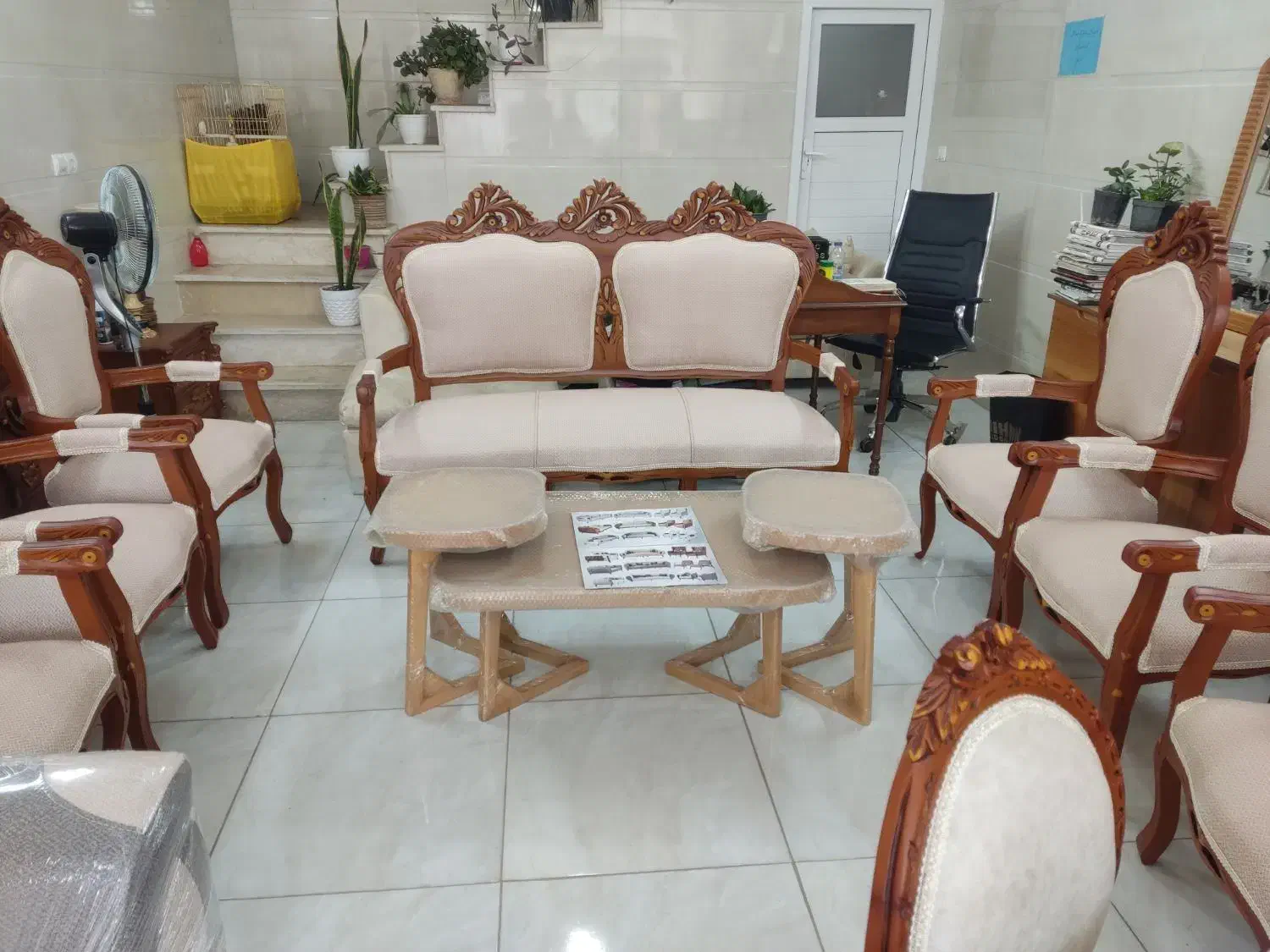 مبل استیل یونانی|مبلمان خانگی و میز عسلی|پاکدشت, حصار امیر|دیوار