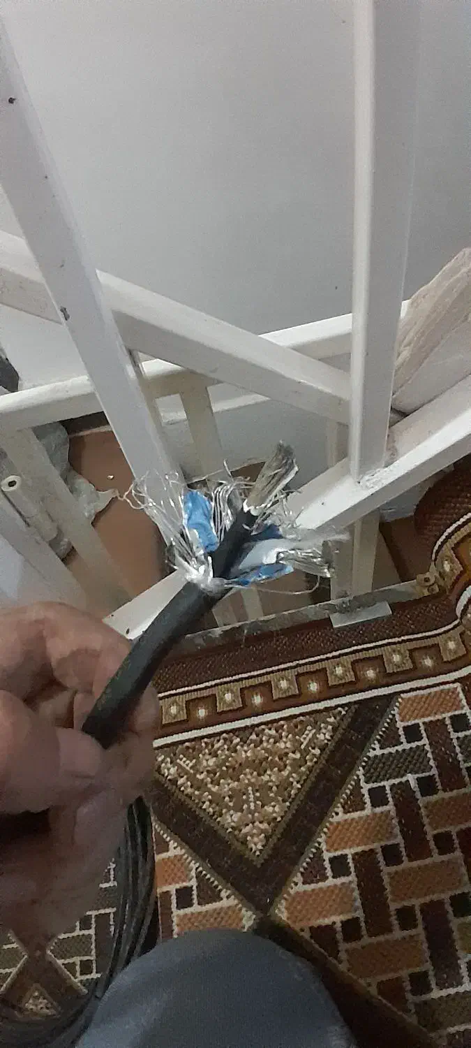 کابل۲x10قوی خارجی،مس افشان سفید|مصالح و تجهیزات ساختمان|کرمانشاه, |دیوار