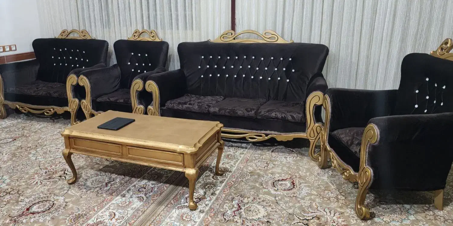مبل ۷ نفره|مبلمان خانگی و میز عسلی|کوهدشت, |دیوار