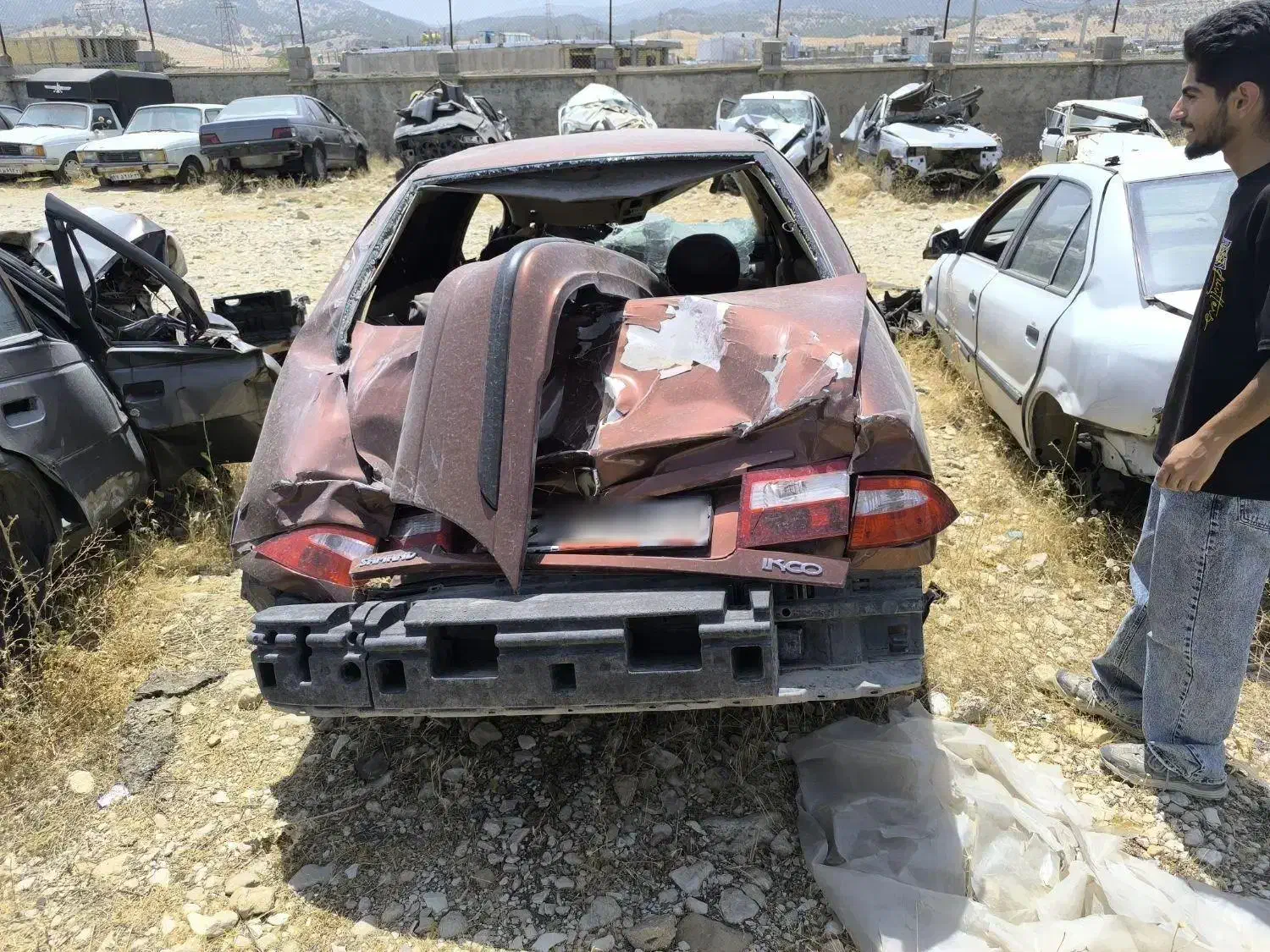 سمند تصادفی|خودرو سواری و وانت|یاسوج, |دیوار