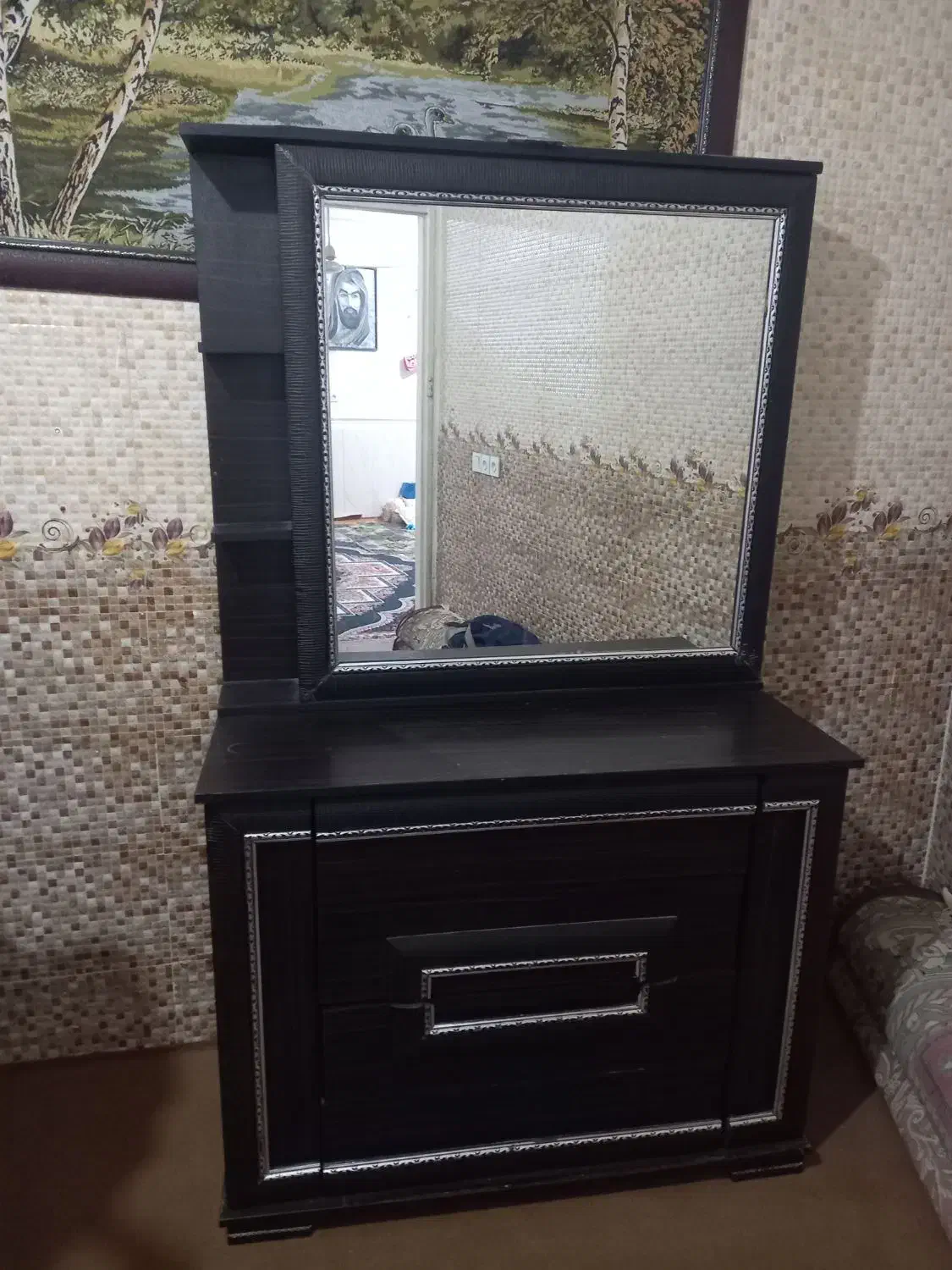 میز آرایشی|تخت و سرویس خواب|دوگنبدان, |دیوار