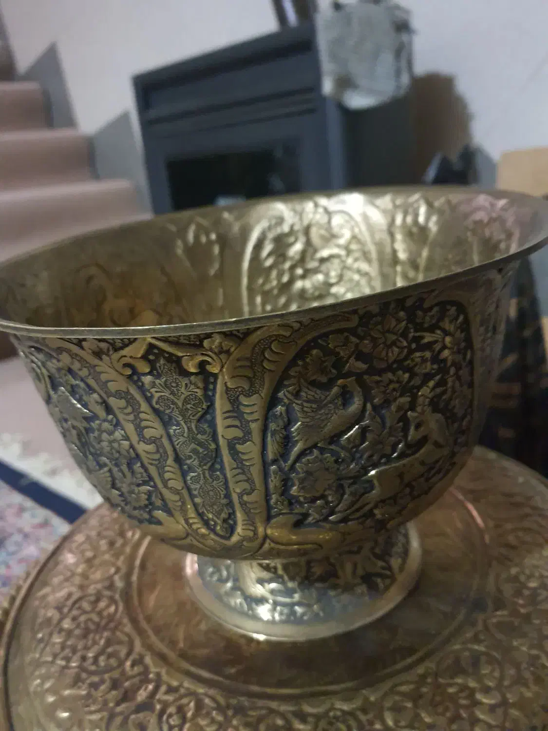 سماور و لاله قلم|کلکسیون اشیاء عتیقه|قم, نیروگاه|دیوار