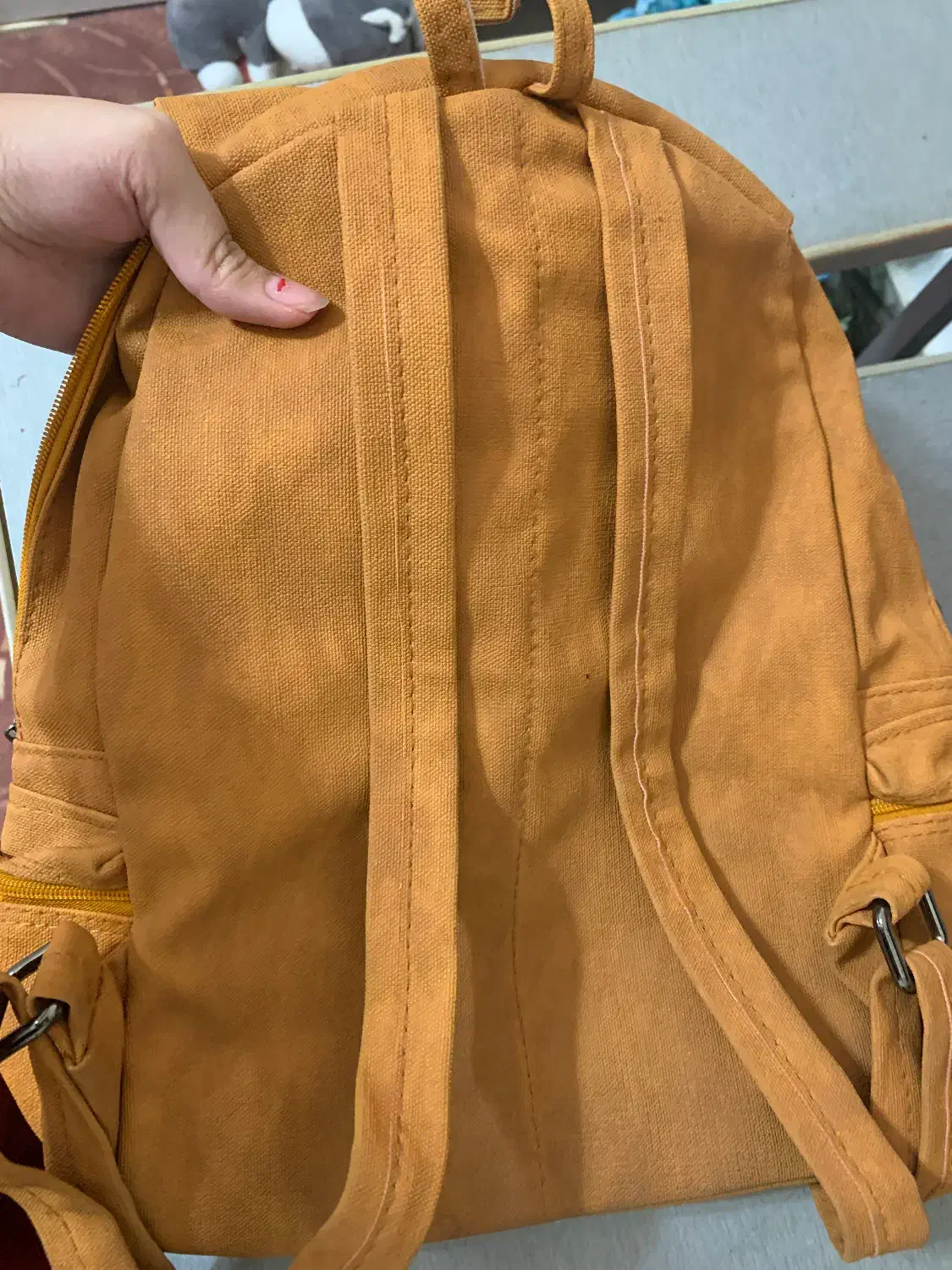 کوله پشتی خردلی دخترانه|کیف، کفش، کمربند|ملایر, |دیوار