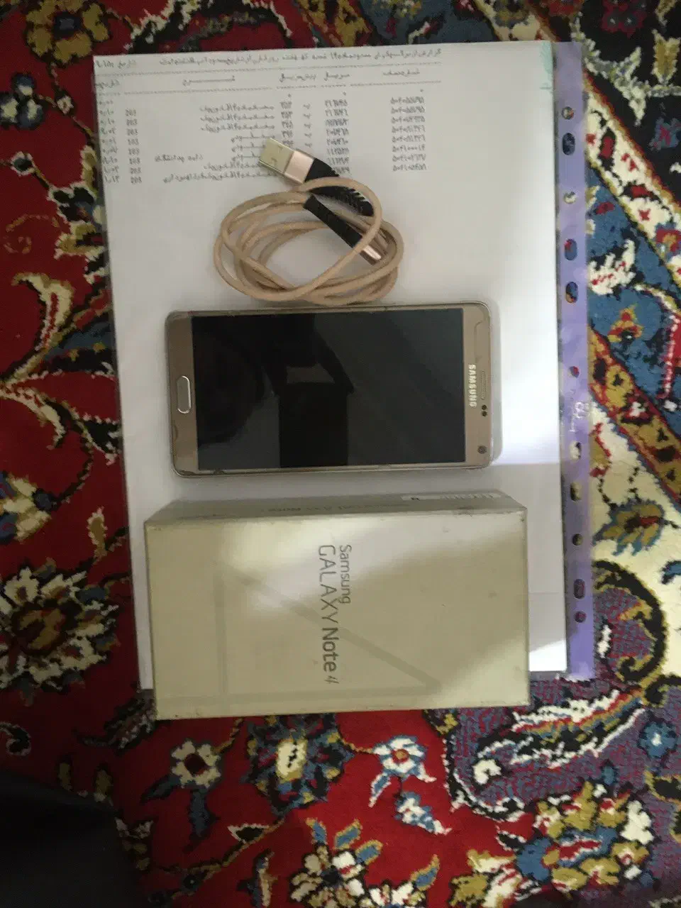 گوشی سامسونگ نوت 4 اصل|موبایل|تبریز, |دیوار