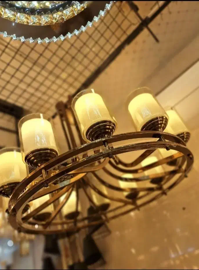 لوستر تک رینگ خرید مستقیم از تولیدی|لوستر و چراغ آویز|مشهد, شهرک رازی (شهرک غرب)|دیوار