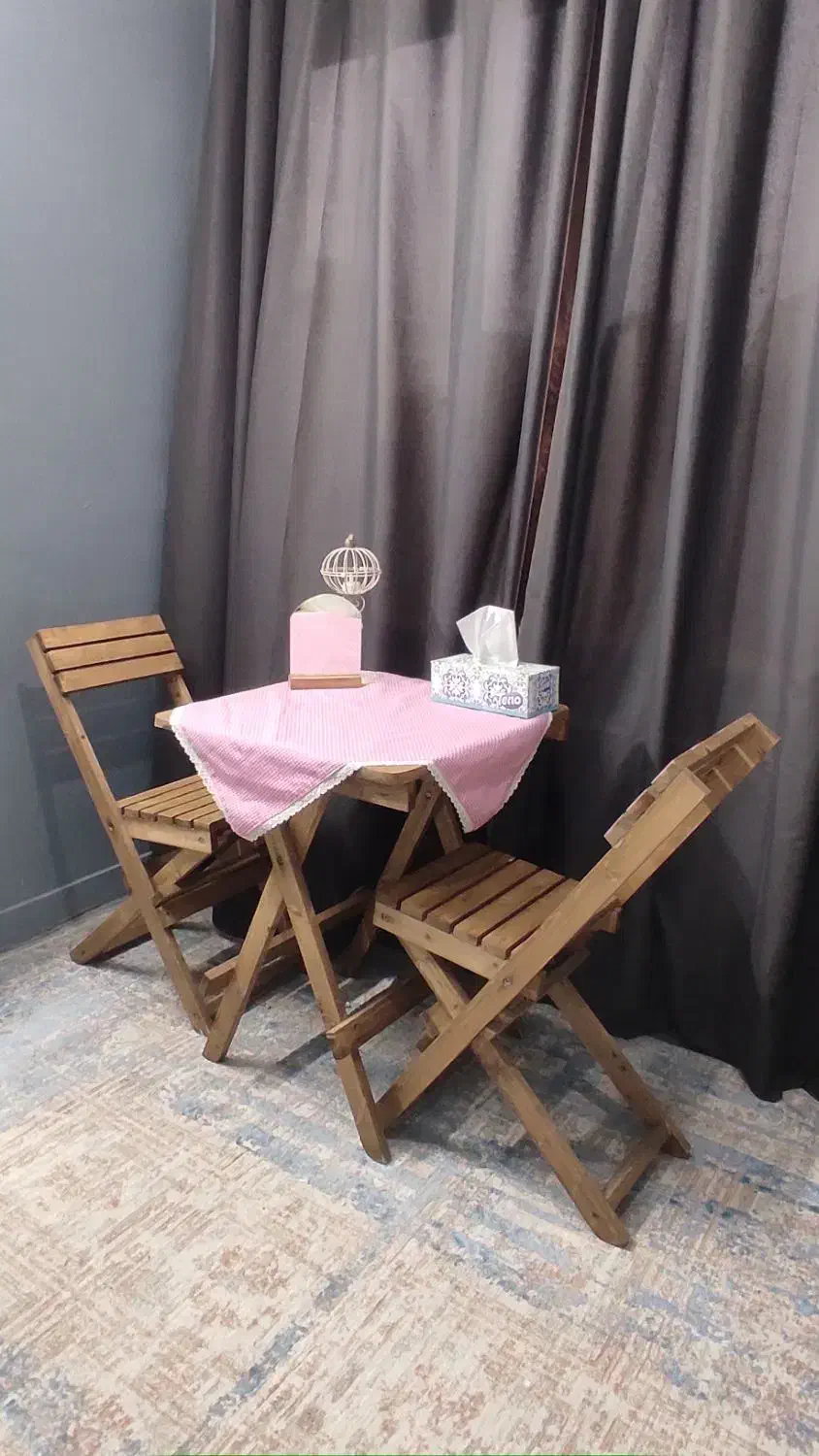 صندلی تاشو|میز و صندلی غذاخوری|فردیس, منظریه|دیوار