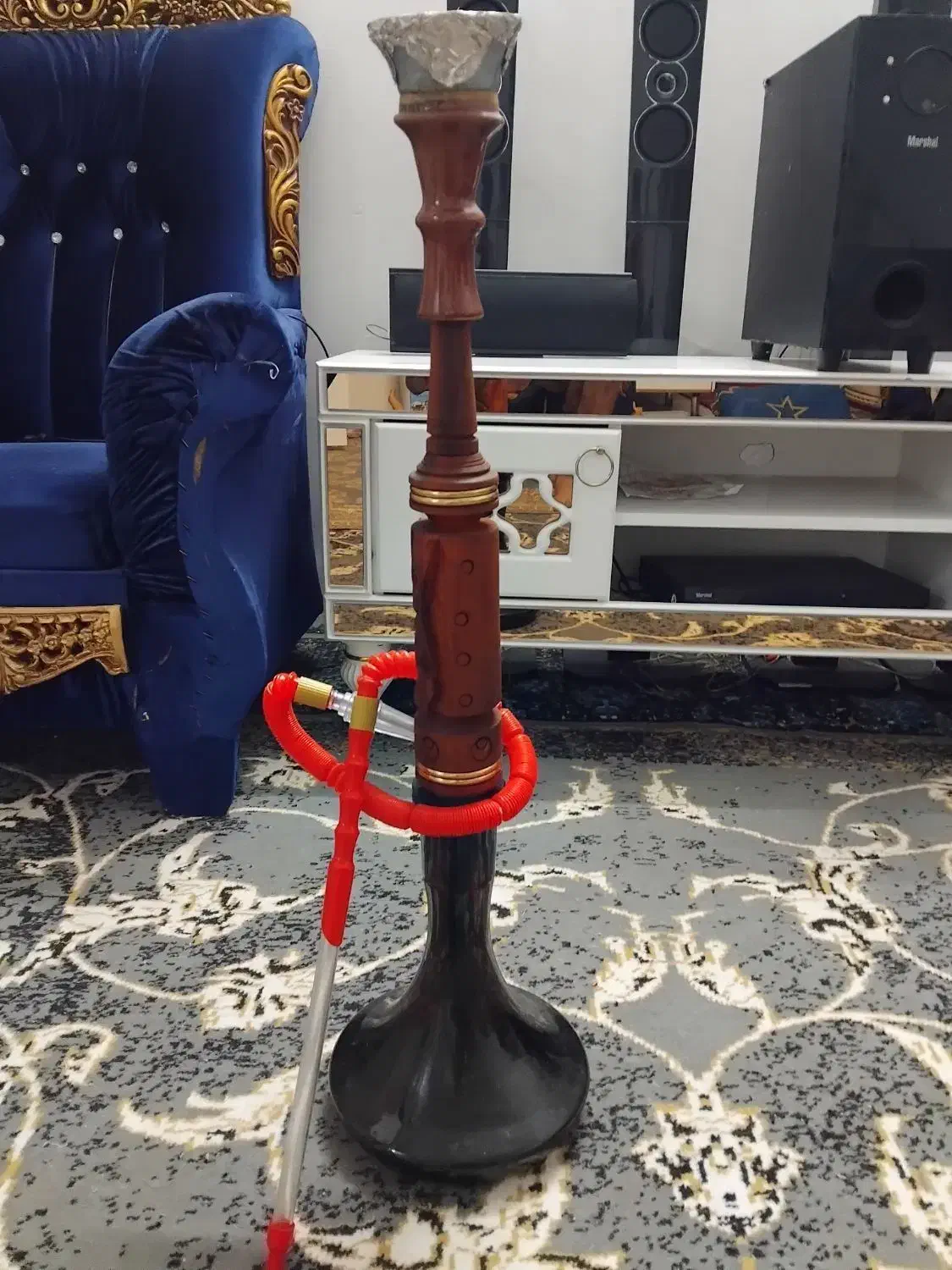 قلیون چوبی نو فروش فوری|صنایع دستی و سایر لوازم تزئینی|مشهد, شهید شهریاری|دیوار