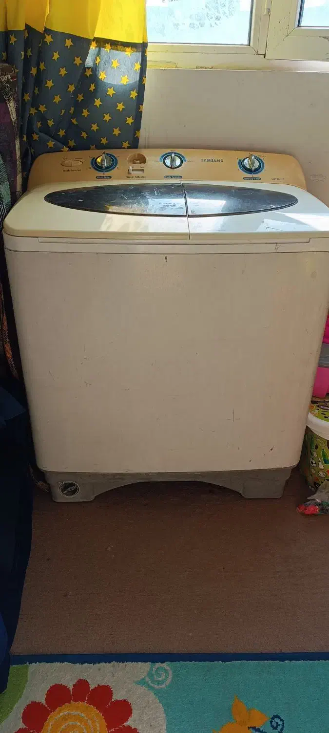 ماشین لباسشویی دوقلو ۹ کیلویی سامسونگ کره ای|ماشین لباسشویی و خشککن لباس|پردیس, فاز ۳|دیوار