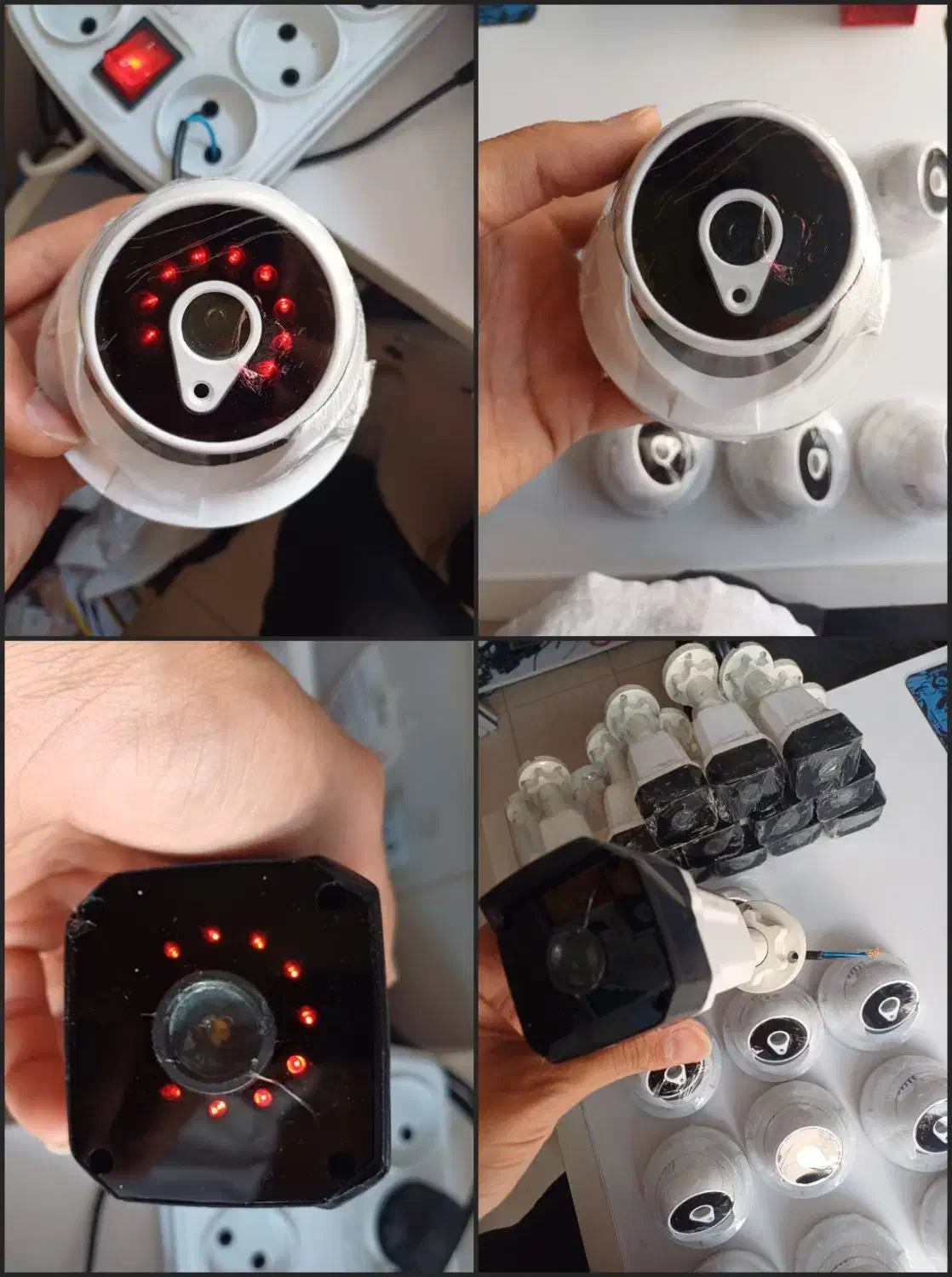 ماکت دوربین مداربسته چراغ دار|دوربین مداربسته|رشت, یخسازی|دیوار