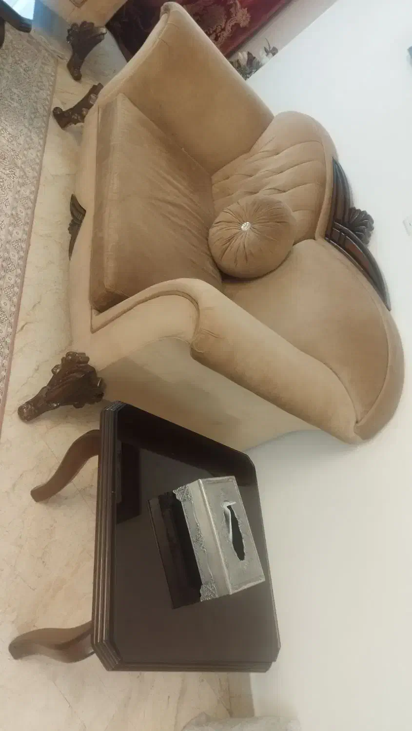 مبل راحتی ۷ نفره با میز نهارخوری|مبلمان خانگی و میز عسلی|تهران, حکمت|دیوار