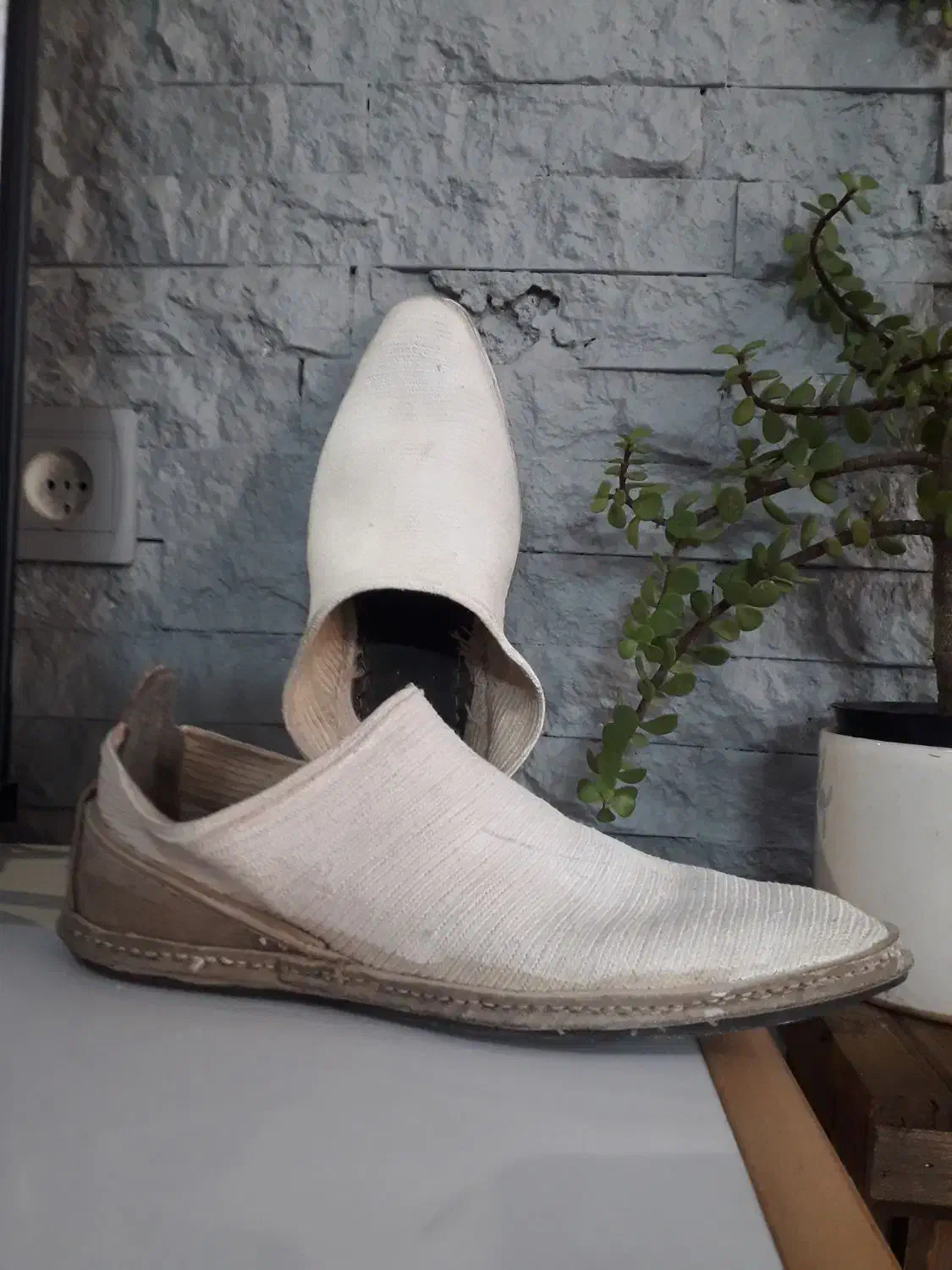 ملکی گیوه ریزبافت دستباف نخ پنبه درجه 1|کیف، کفش، کمربند|شیراز, شریفآباد|دیوار