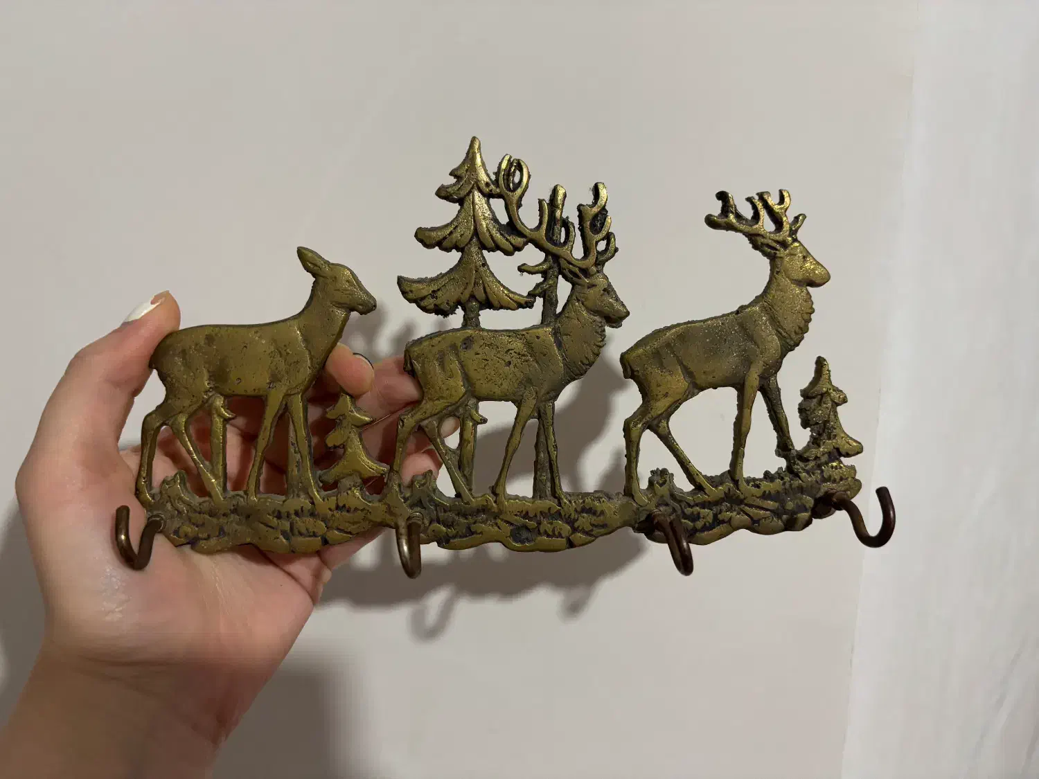 جا کلیدی آنتیک برنز|کلکسیون اشیاء عتیقه|ساری, |دیوار