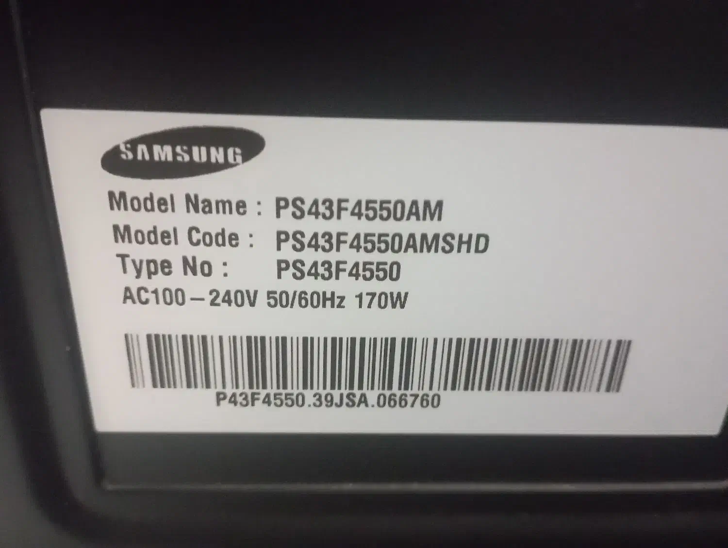 تلویزیون سامسونگ ۴۰ اینچ ال سی دی|تلویزیون و پروژکتور|تربتحیدریه, قائم|دیوار