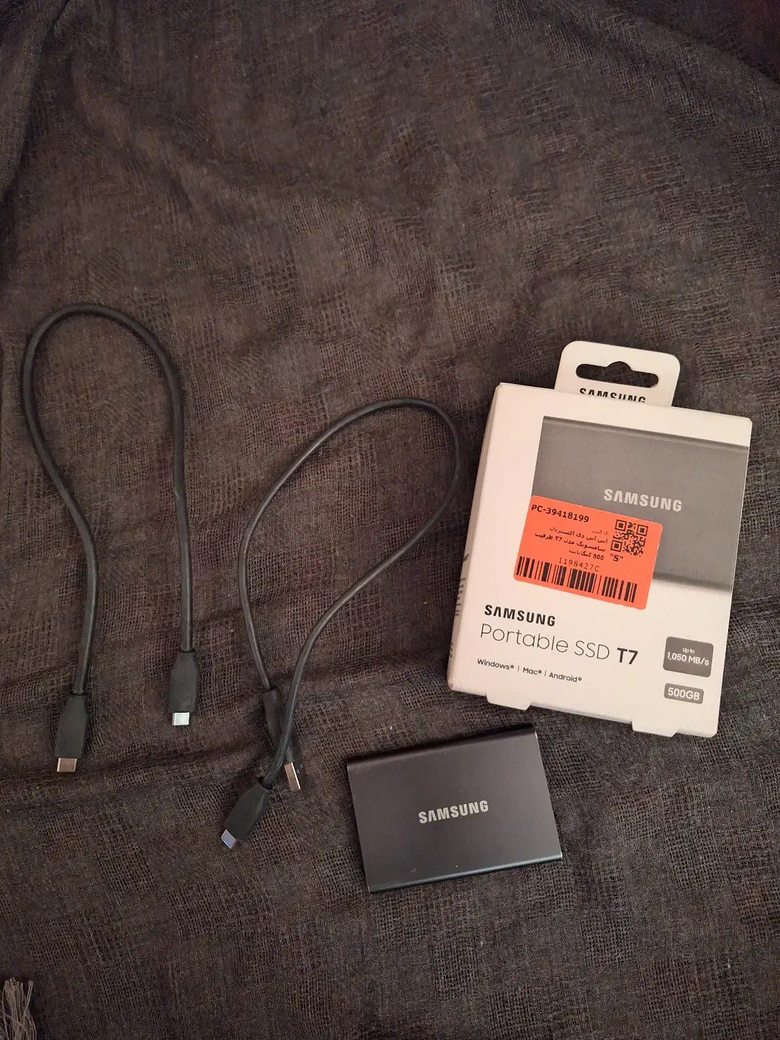 هارد اکسترنال (پرتابل) ssd - سامسونگ t7|قطعات و لوازم جانبی رایانه|مشهد, آبکوه|دیوار