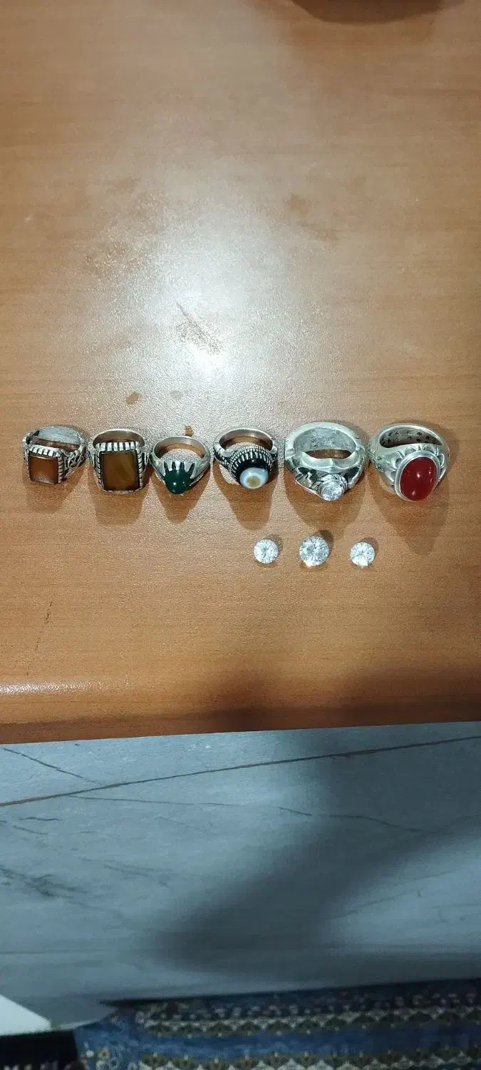انواع انگشتر نقره کهنه کلکسیونی|جواهرات|پاکدشت, پاکدشت (مامازند)|دیوار