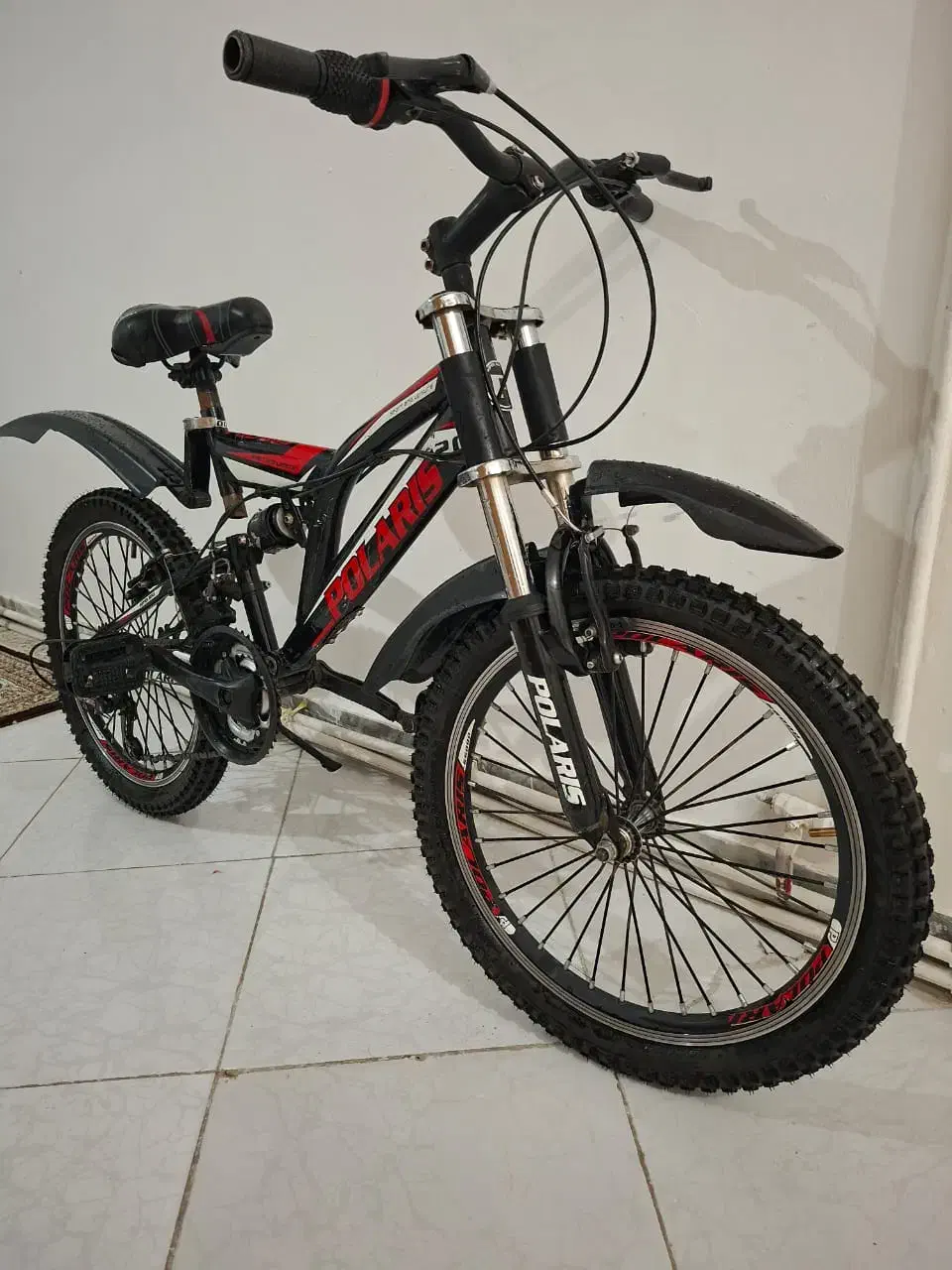 دوچرخه 20 دنده ای کمکدار کوهستانی در حد نو|دوچرخه، اسکیت، اسکوتر|فردیس, قریشی|دیوار