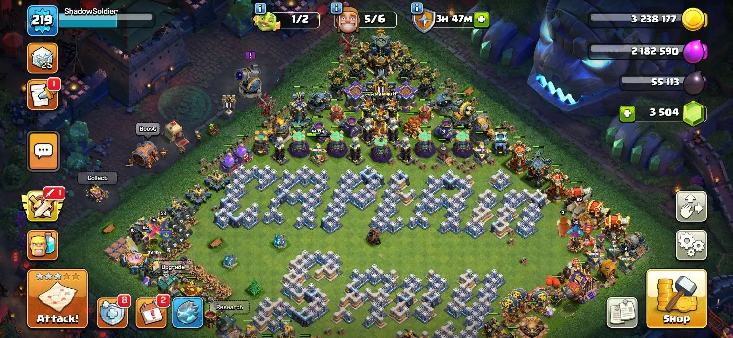 فروش دچ عدد اکانت کلش تان ۱۷|کنسول، بازی ویدئویی و آنلاین|شیراز, شریف‌آباد|دیوار