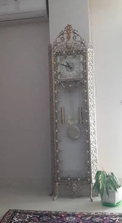 ساعت ایستاده برنز و آینه کنسول برنز|ساعت دیواری و تزئینی|تبریز, |دیوار