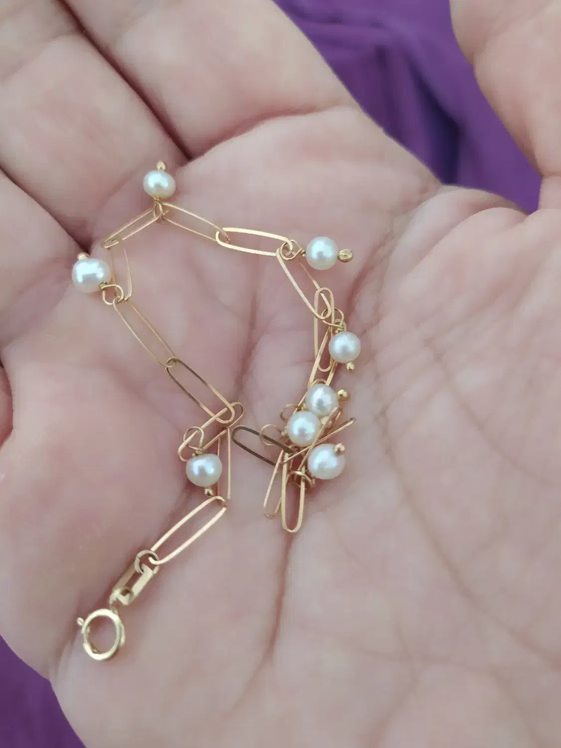 دستبند طلا به وزن 1.21گرم|جواهرات|اردبیل, |دیوار