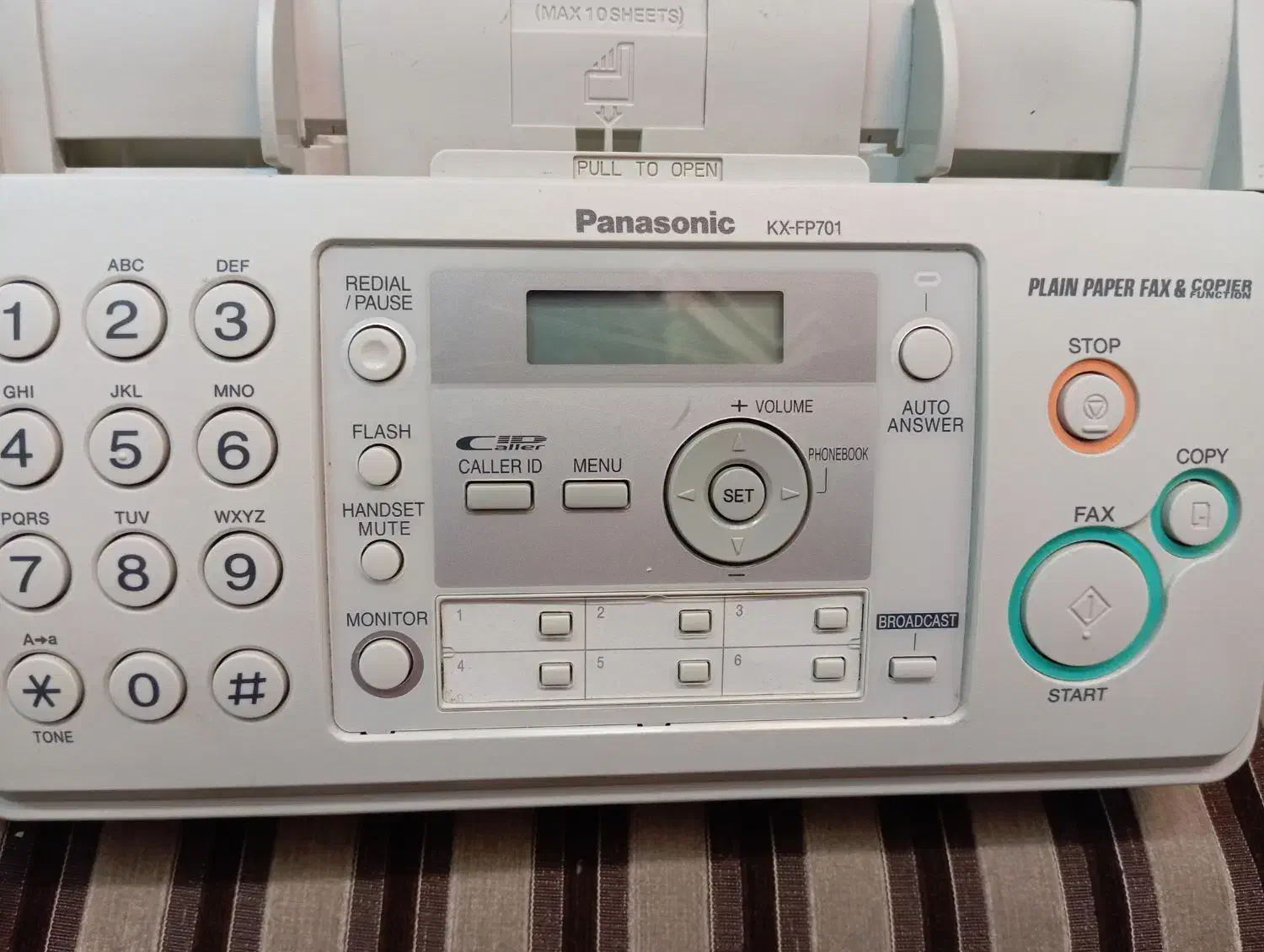 تلفن فکس پاناسونیک (فاکس) مدل KX-FP701CX|پرینتر، اسکنر، کپی، فکس|مشهد, صیاد شیرازی|دیوار