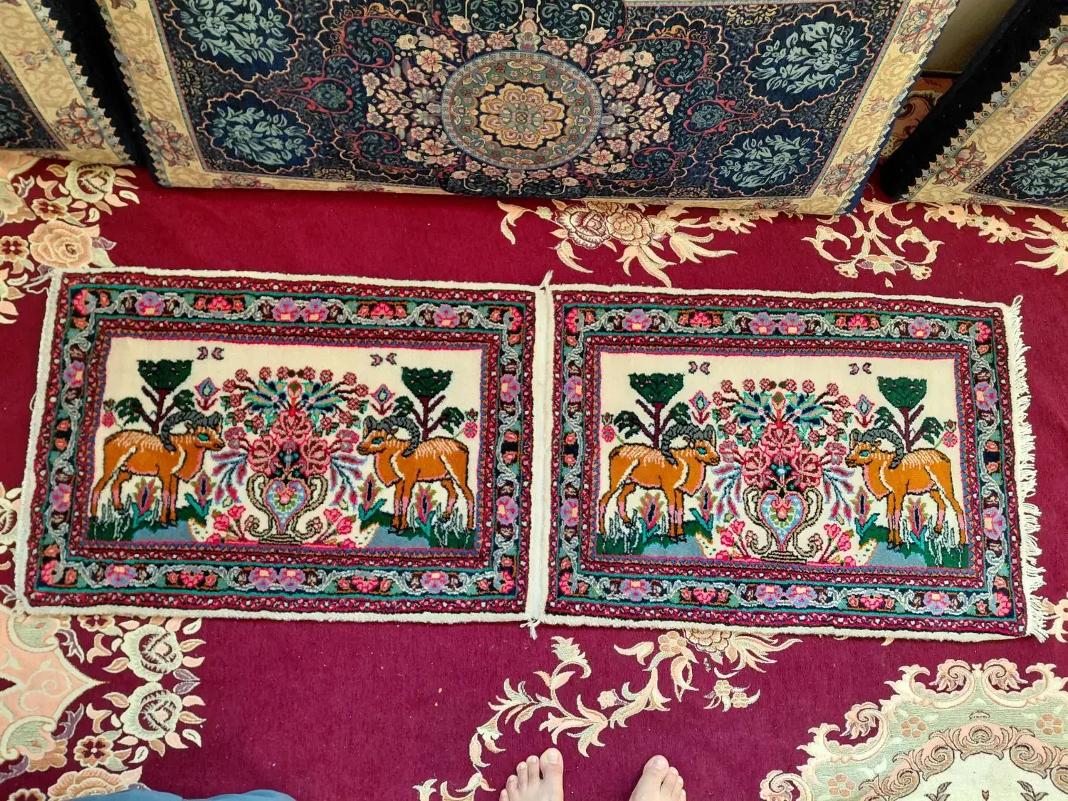 فرش دستباف|تابلو فرش|ورامین, ورامین|دیوار