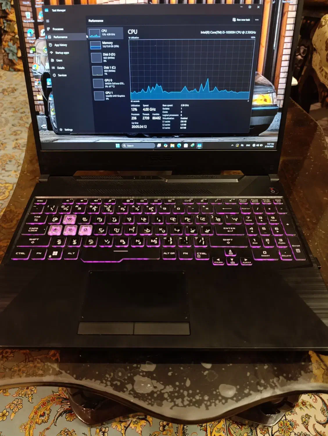 Asus tuf gaming f15|رایانه همراه|تهران, عباسی|دیوار