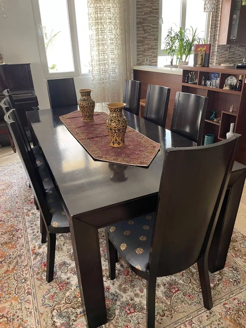 میز ناهارخوری ۸ نفره|میز و صندلی غذاخوری|تهران, پرستار|دیوار