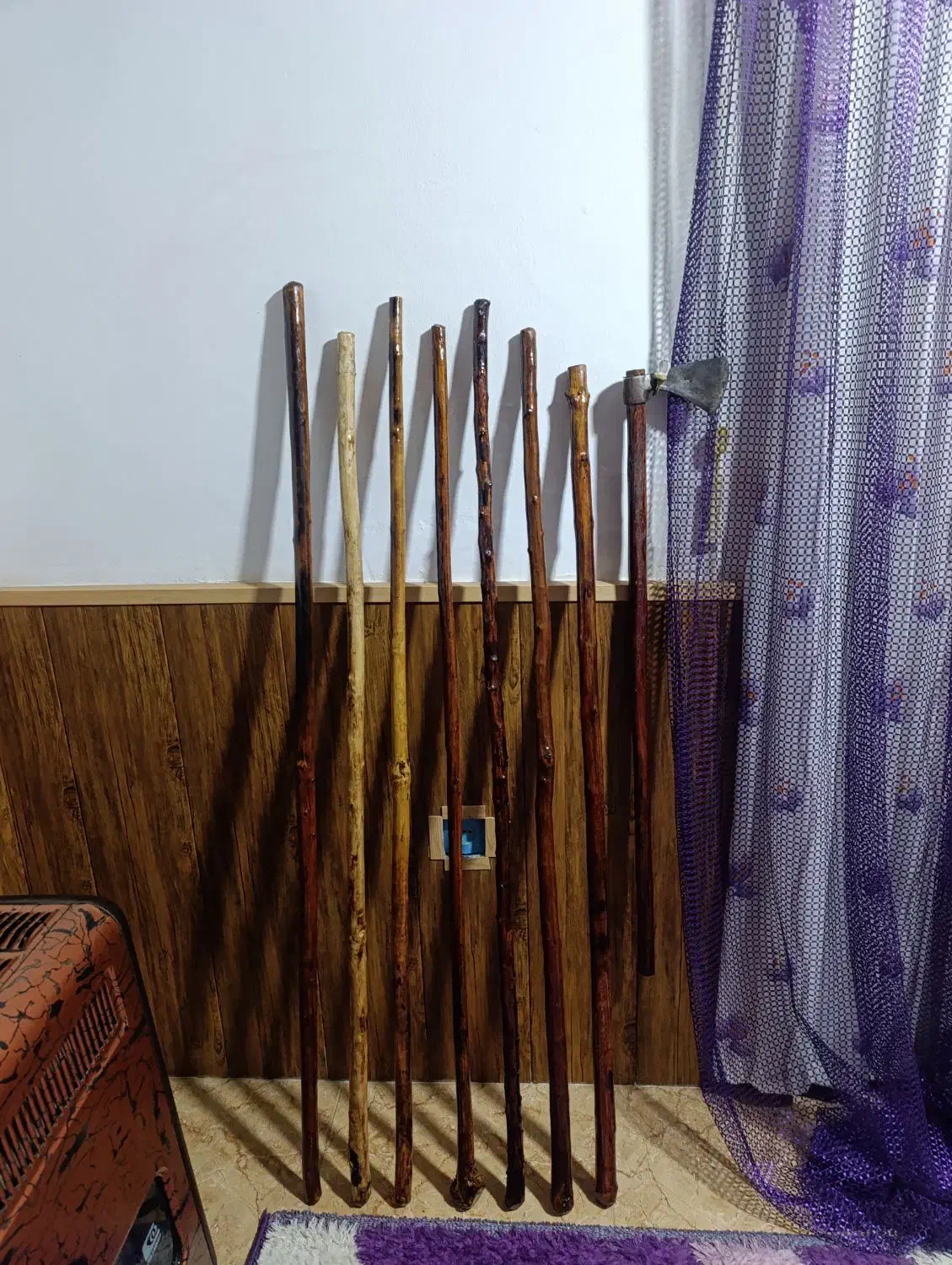 چوب دستی یا کنس چو|صنایع دستی و سایر لوازم تزئینی|چمستان, |دیوار