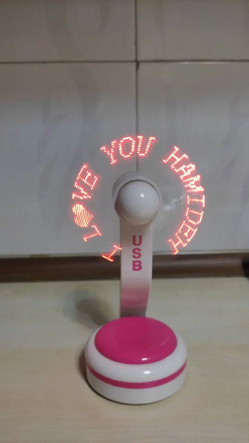 مینی پنکه ال ای دی نوشتاری متغیر|پنکه و تصفیه‌کنندهٔ هوا|تبریز, |دیوار