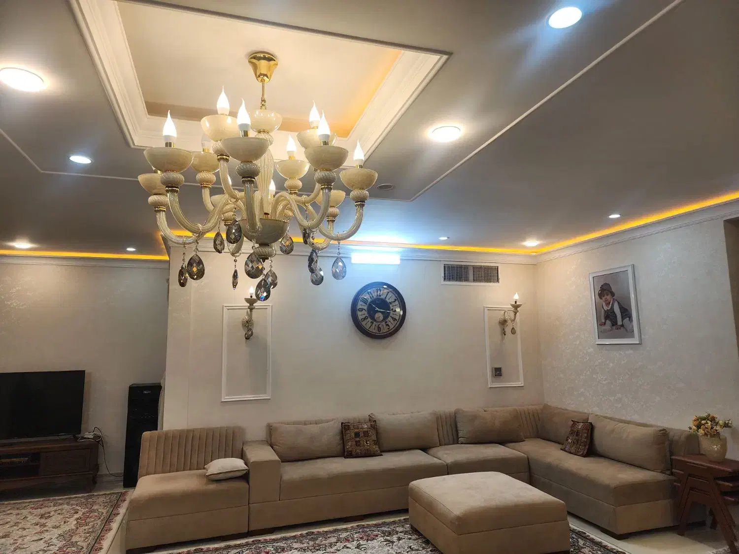 لوسترکریستال وارداتی درجه۱|لوستر و چراغ آویز|شاهدشهر, |دیوار