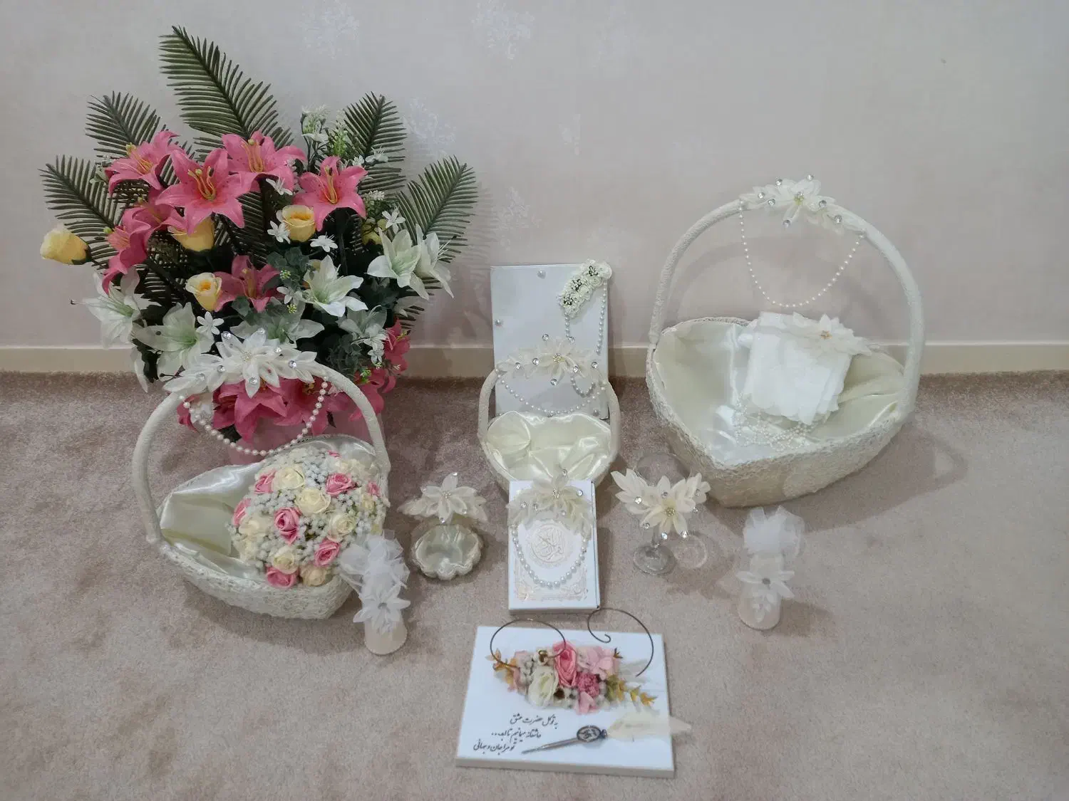 ست سرویس عقد همراه با لباس سایز ۴۴ تا ۴۶|زیورآلات و اکسسوری|اهواز, پادادشهر|دیوار