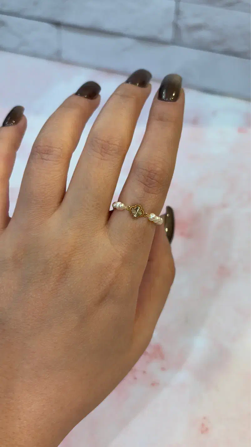 دستبند و انگشتر ونکلیف با مروارید|جواهرات|تهران, شاهین|دیوار