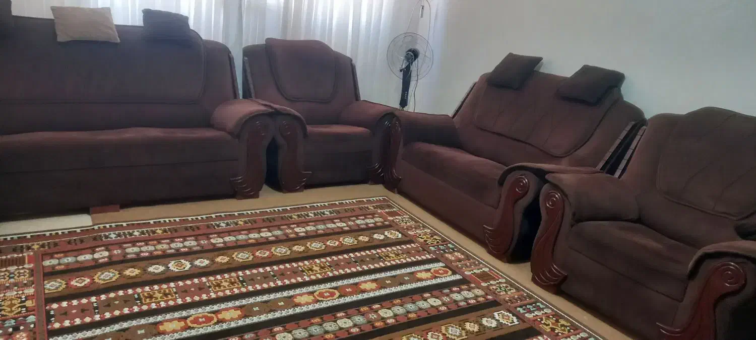 مبل هفت نفره|مبلمان خانگی و میز عسلی|فولادشهر, مسکن مهر فولادشهر|دیوار