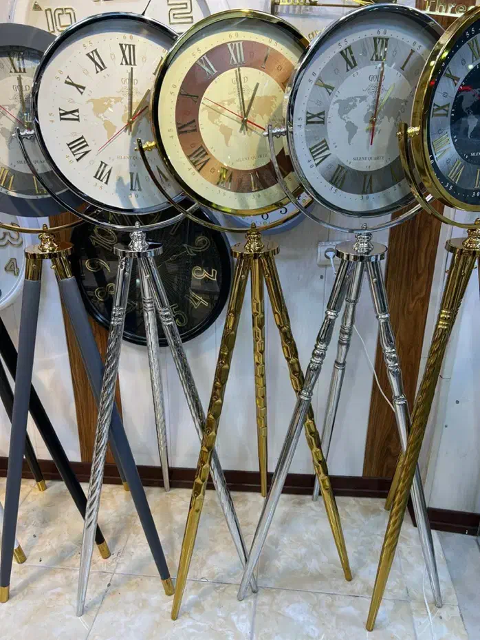 ساعت ایستاده ۳ پایه و تک پایه|ساعت دیواری و تزئینی|تهران, نعمتآباد|دیوار