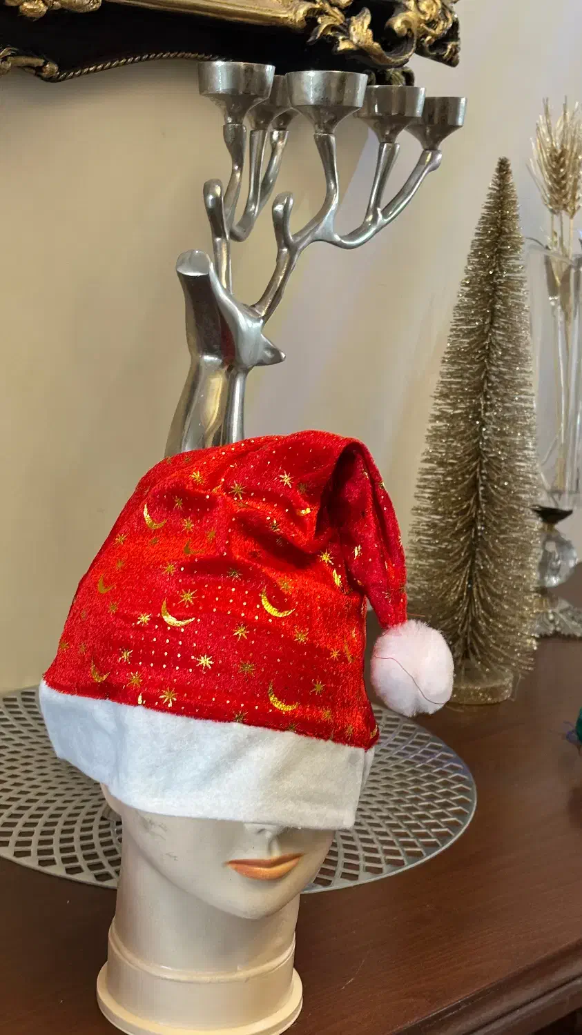 وسایل کریسمس کلاه بابانوئل تل و عینک درخت کریسمس|لباس|کرج, عظیمیه|دیوار