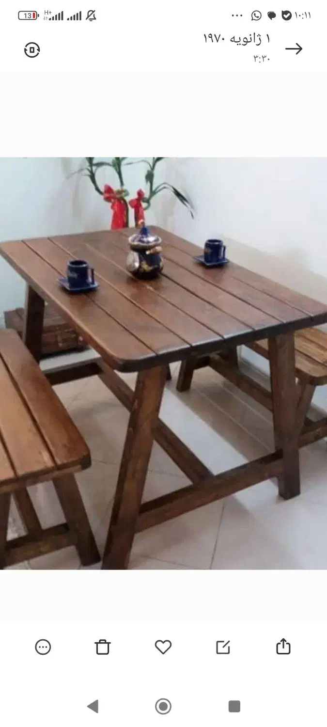 میز و نیمکت ..میز و صندلی کافه ای|میز و صندلی غذاخوری|شیراز, سلطان آباد|دیوار