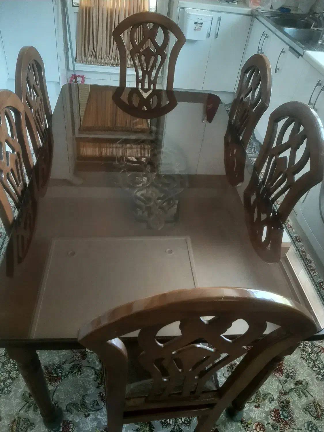 میز غذا خوری|میز و صندلی غذاخوری|خمین, |دیوار