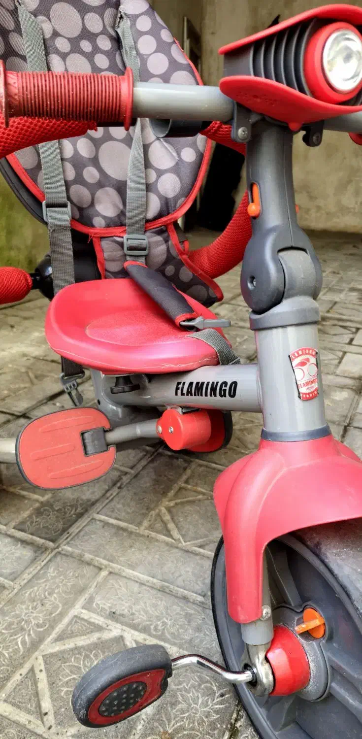 سه چرخه کیفیت عالی فلامینگو جمع شونده|دوچرخه، اسکیت، اسکوتر|رشت, شالکو|دیوار