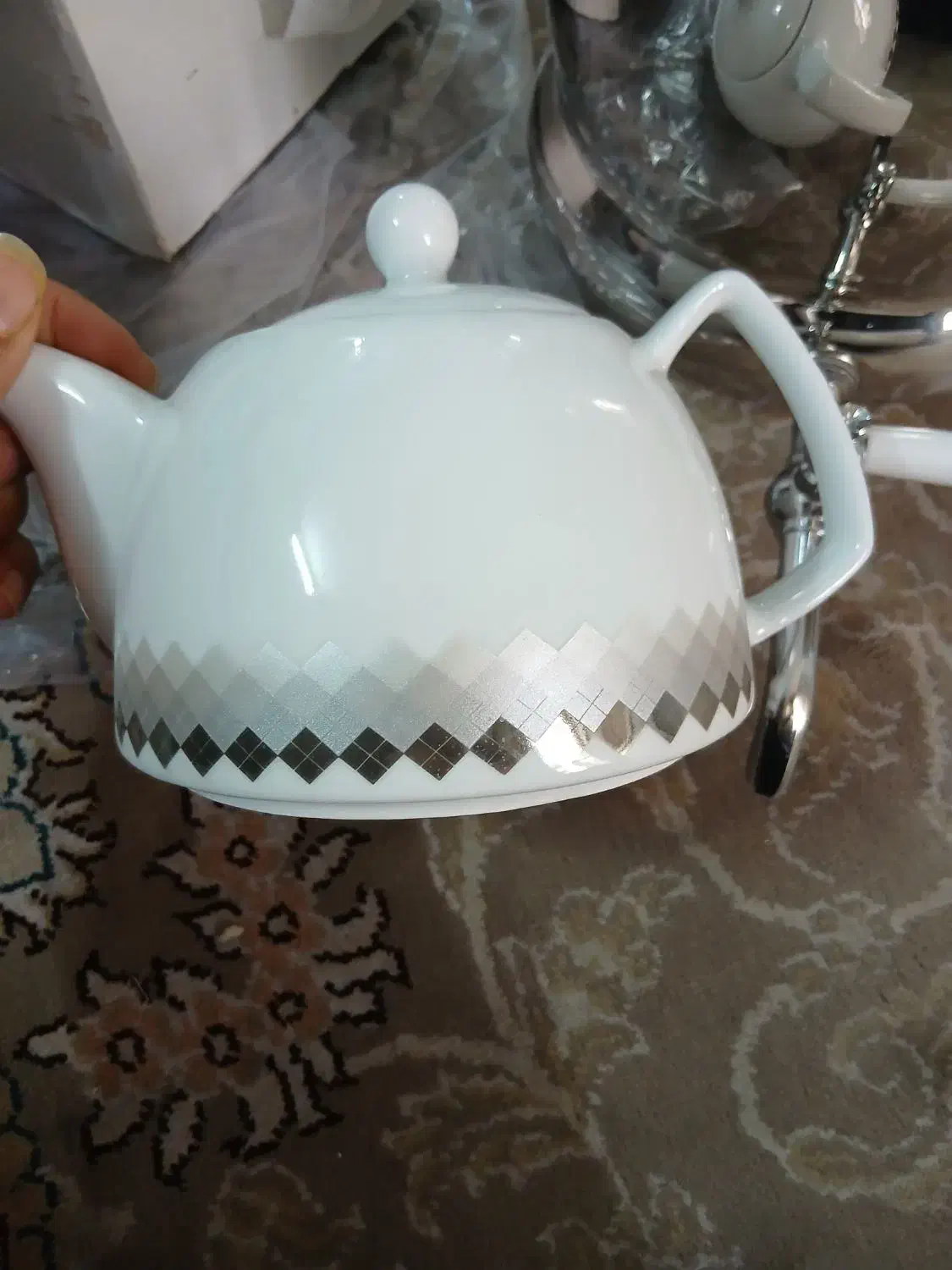 کتری و قوری استیل عروس نو استفاده نشده|قوری، کتری، قهوه‌ساز دستی|قم, آذر (نکویی)|دیوار