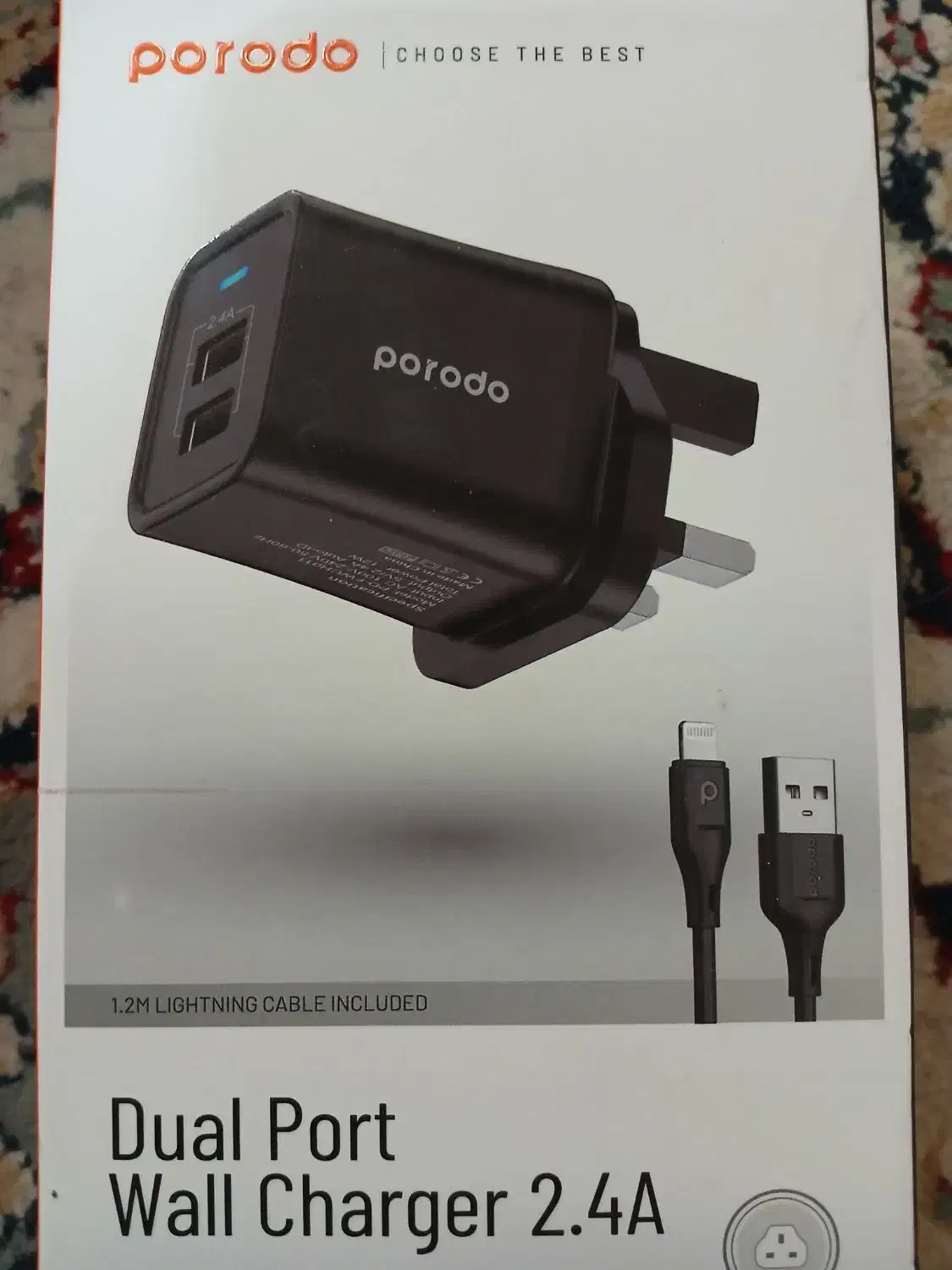 شارژر دیواری دو پورتی برند porodo|لوازم جانبی موبایل و تبلت|صدرا-فارس, فاز ۱|دیوار