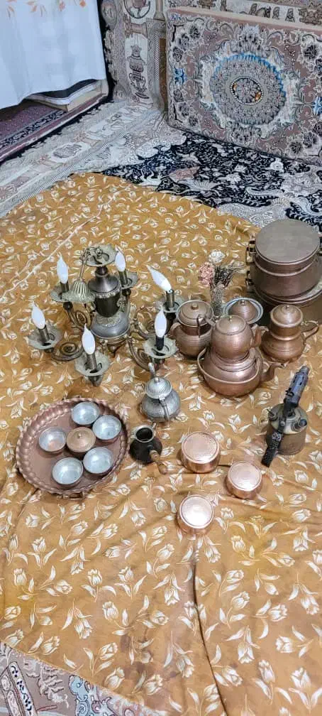 ظروف مسی|صنایع دستی و سایر لوازم تزئینی|تهران, خاک سفید|دیوار