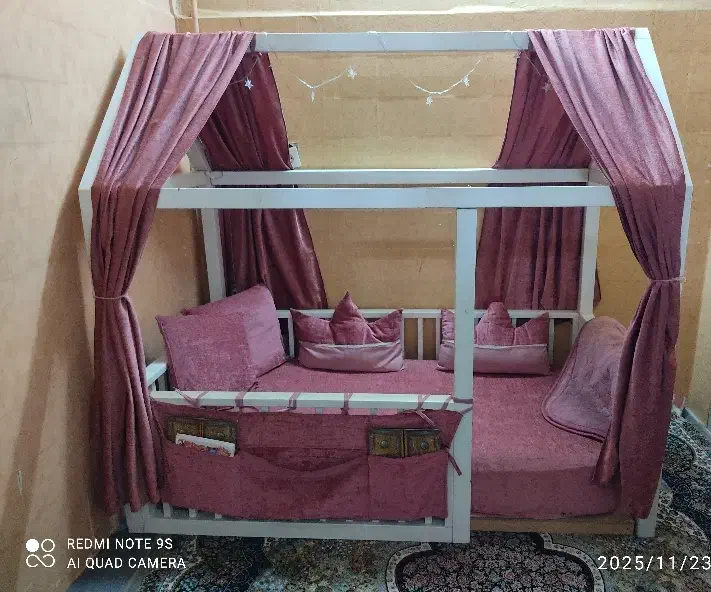 کلبه کودک تخت کودک|تخت و صندلی بچه|ری, علایین|دیوار