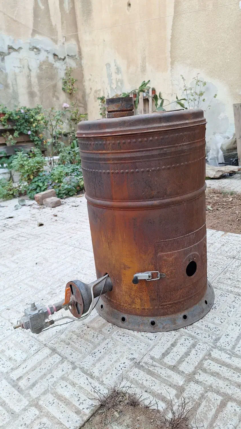 بخاری کارگاهی گازی با مشعل قوی|بخاری، هیتر، شومینه|ارومیه, |دیوار